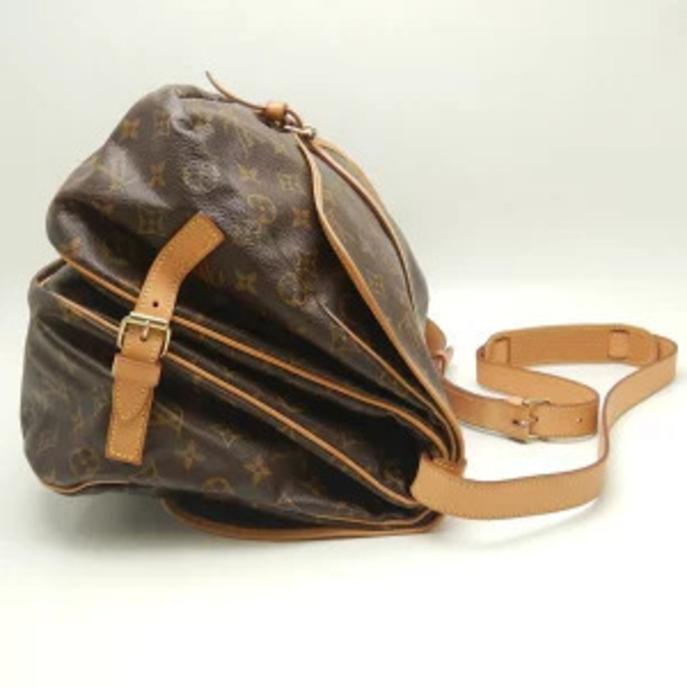 Louis Vuitton Shoulder Bag Brown Monogram Saumur - Picture 4 of 9